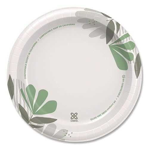 Dixie DXEUX9WS - Pathways Soak-Proof Shield Paper Plates|Glomarket