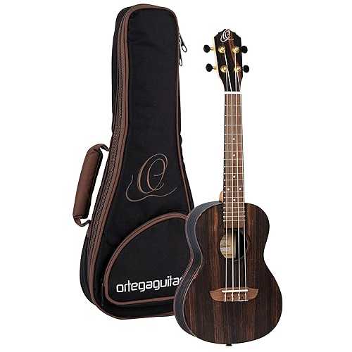 Ortega Guitars Timber Series Concert Acoustic-Electric Ukulele w/Bag