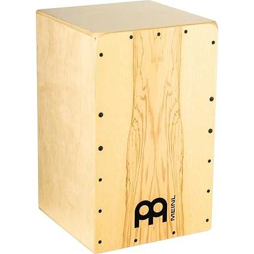 Meinl カホン ボックスドラム 内部スネア付き - ヨーロッパ製 - ハートアッシュフロントプレート/バルティックバーチボディ、スネアクラフトシリーズ、2年保証 (SC100HA) Meinl Percussion Meinl Cajon Box Drum with Internal Snares - MADE IN EURO
