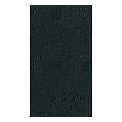 Caspari ペーパーリネンソリッドゲストタオルナプキン ブラック - 12 枚入り 4 パック Caspari Paper Linen Solid Guest Towel Napkins in Black - Four Packs of 12