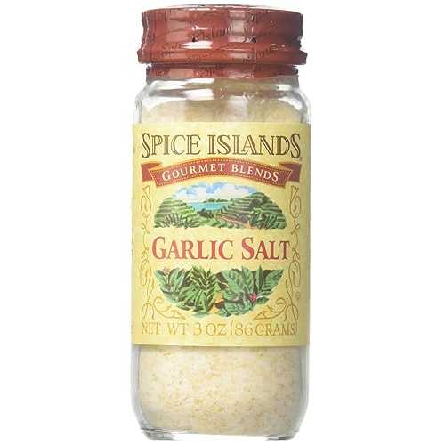 スパイスアイランド ガーリックソルト、3オンス (3個パック) Spice Islands Garlic Salt, 3-Ounce (Pack of 3)