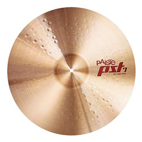 Paiste Light Ride Cymbal, PST 7 Series, Percussion Instrument for Drums, 20\