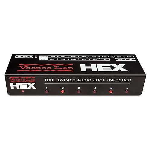 Voodoo Lab HEX True Bypass 6-Loop Audio Switcher 44,871円