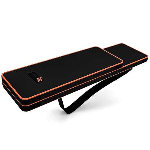 CME Official Solar Xkey Double-Layer Protection Carrying Case for Xkey 37 Air/USB/LE MIDI Keyboard Controller with Additional Pouch for Xkey 25 Air/USB, Slim, Lightweight, Foam Interior, Durable Polyester
