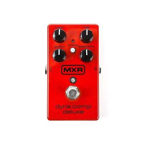 MXR Dyna Comp Deluxe Compressor Guitar Effects Pedal , Red
