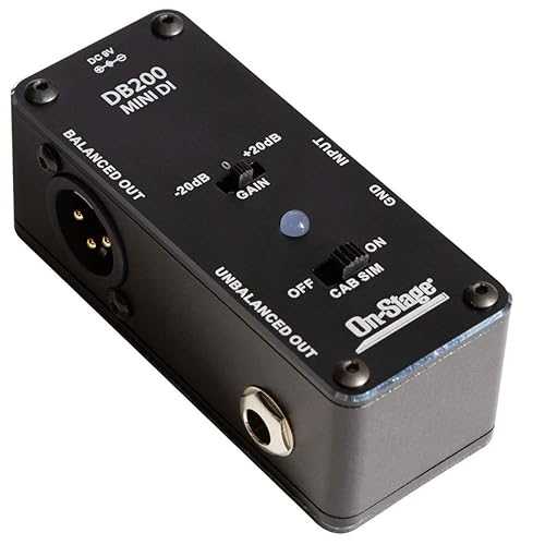 OnStage ミニ DI ボックス (DB200) OnStage Mini DI Box (DB200) 16,258円