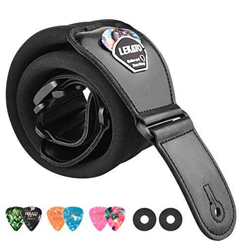 LEKATO Bass Guitar Straps for Electric Guitar & Bass 3\