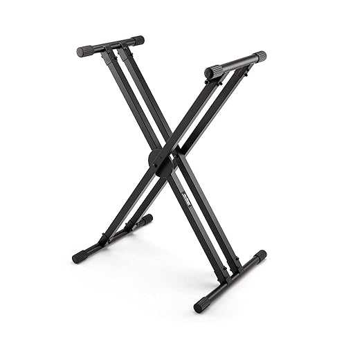 OnStage On-Stage KS8291XX ERGO-LOK Double-X Keyboard Stand with Lok-Tight Construction