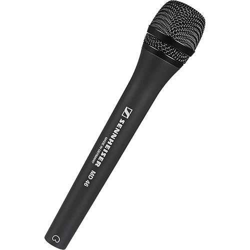Sennheiser MD 46 cardioid interview microphone,Black