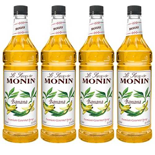 Monin Banana, 48-Ounce Packages (Pack of 4)