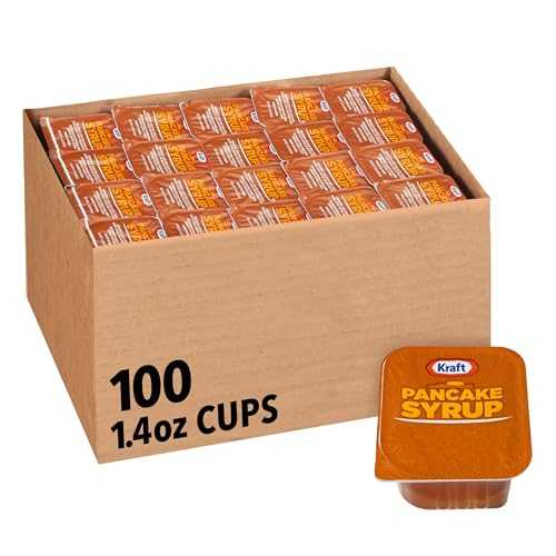 Kraft Pancake Syrup Single Serve Dip Cup (1.4 oz Cups, Pack of 120)