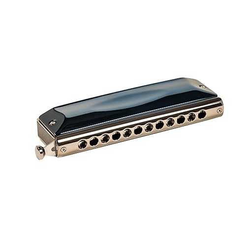 SUZUKI Other Gregoire Maret Harmonica, Dark Blue on Brass (G-48-C)