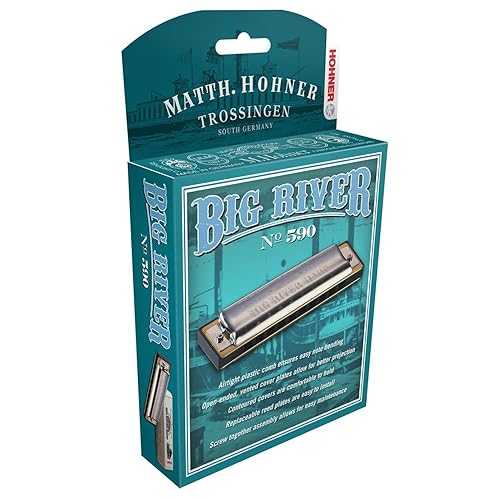 Hohner Accordions Hohner 590BX Big River Harmonica, Key of B (590BX-BN)