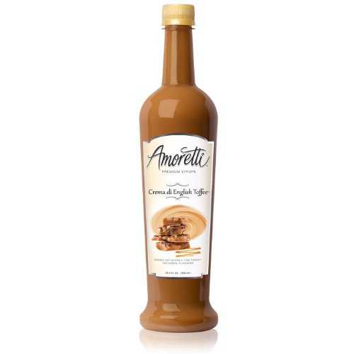 洋書 Amoretti Premium Syrup, Crema Di English Toffee, 25.4 Ounce
