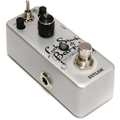 Outlaw Effects LOCK-STOCK-BARREL 3 モード ディストーション ペダル Outlaw Effects LOCK-STOCK-BARREL 3-Mode Distortion Pedal