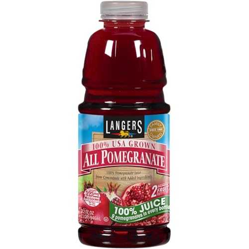 ??? ? ?? 100% ??, 946.35ml (6?? ???) Langers All Pomegranate 100 Percent Juice, 32 Fl Oz (Pack of 6)