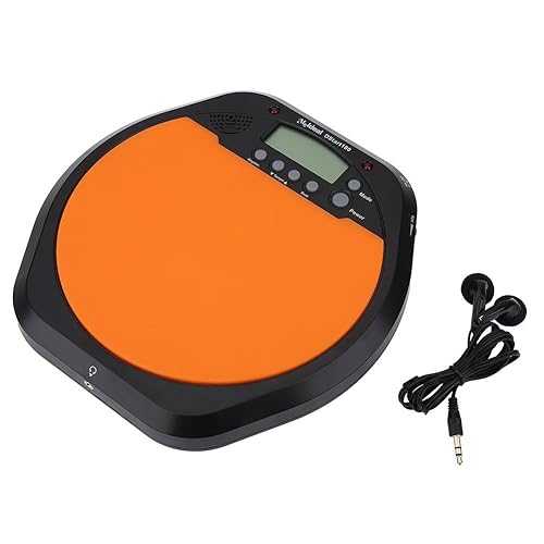 VGEBY Drum Practice Training Pad, Digital Electronic Drum Training Pad Tempo Metronome with Earphone Electric Pad Colored Practice Colored