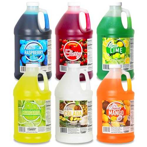 Concession Express Slush & Slushy Mix Multi-pack, Choose Any Flavors (Six Pack)｜Glomarket