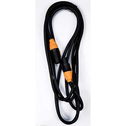 adj Accu-Cable SIP152 IP65 Outdoor 16 Foot Male-Female Twist Lock Power Link Cable｜Glomarket