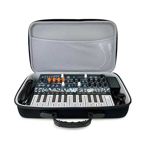 ANALOG CASES Arturia MiniLab/MicroFreak/MicroBrute Case - Custom-Fitted Compact PULSE Hard Case for Travel