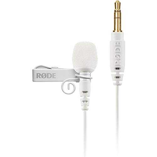 Rode R・・DE Lavalier GO Professional Lavalier/Lapel Microphone Broadcast, Filmmaking, Content Creation, Location and Studio Voice Recording ? White