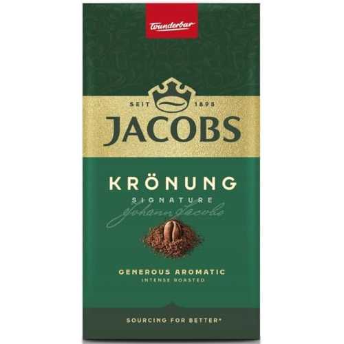 Jacobs Kronung 挽いたコーヒー 500 グラム / 17.6 オンス (3 個パック) Jacobs Kronung Ground Coffee 500 Gram / 17.6 Ounce (Pack of 3)