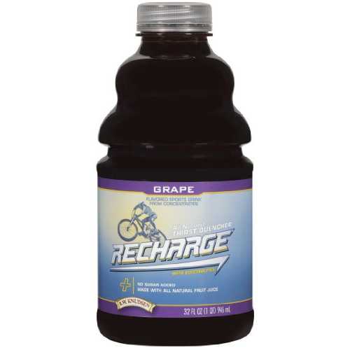 R.W. Knudsen Family Recharge Grape Flavored Sports Beverage Mix, 32 Ounce (Pack of 12)