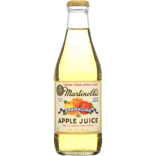 Martinelli's スパークリング アップル ジュース、10 オンス (12 個パック) Martinelli's Sparkling Apple Juice, 10 Ounce (Pack of 12)