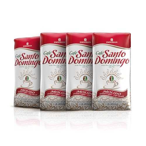 Caf・・ Santo Domingo, 453g ??, ?? ??, ??? ??? - ???? ??? ?? (4? ?) Caf・・ Santo Domingo INDUBAN Caf・・ Santo Domingo, 16 oz Bag, Ground Coffee, Medium Roast - Product from the Dominican Republi