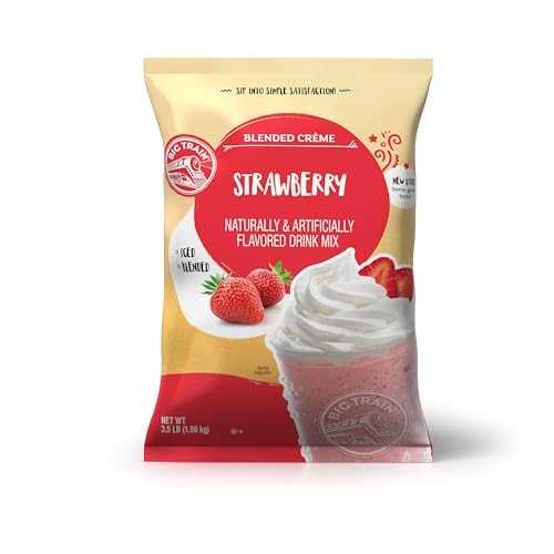Big Train Strawberry Blended Cr・・me Beverage Mix, 3.5 Pound (Pack of 1)