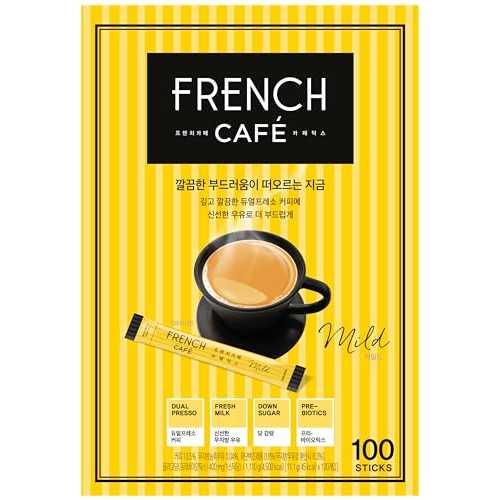 南陽フレンチカフェ インスタントコーヒーミックス 1ギフトパック(100本) 1,160g Namyang French Cafe Instant Coffee Mix 1 Gift Pack (100 Sticks) 1,160g