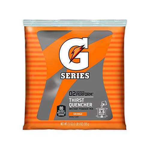 ゲータレード 03970 インスタント パウダー パケット、21 オンス、オレンジ、標準 (32 個パック) Gatorade 03970 nstant Powder Packet, 21 oz, Orange, Standard (Pack of 32)