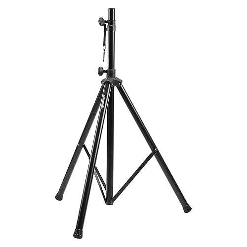 Amazon Basics Speaker Stand, Holds up to 99.2 lbs, Adjustable Height 52\