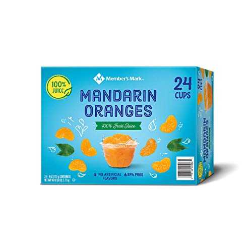 MEMBER´S MARK Member's Mark Mandarin Oranges, 4 Ounce (Pack of 24) (2 Pack)