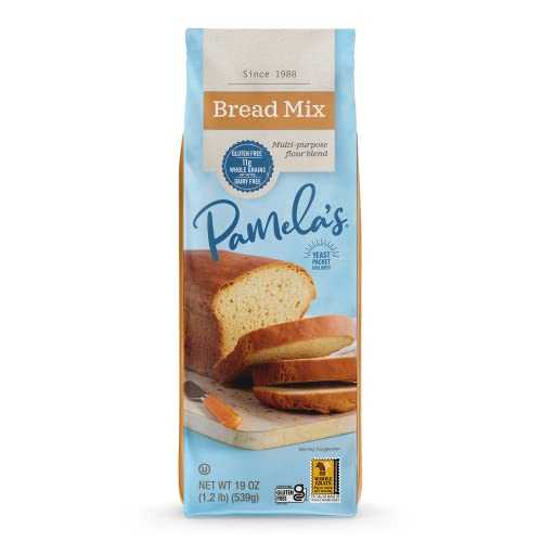 Pamela's Products Gluten Free, Bread Mix, 19-Ounce Packages (Pack of 6)