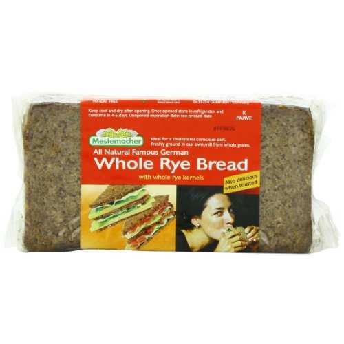 メステマッハ ブレッド 全粒ライ麦、17.6 オンス (6 個パック) Mestemacher Bread Whole Rye, 17.6-Ounce (Pack of 6)