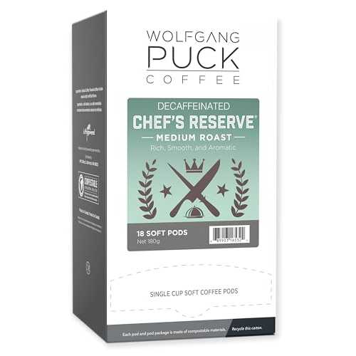 ??? ? ??? ?? ??, ??? ??? 9.5??, ?? 18?? (6?) Wolfgang Puck Coffee, Decaf Chefs Reserve, 9.5 Gram Soft Pods, 18 Count (Pack of 6)