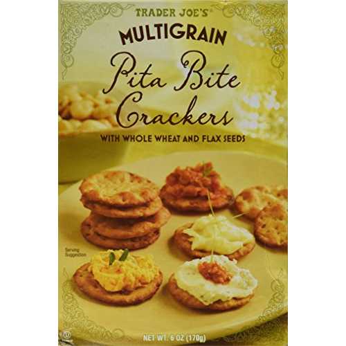 トレーダージョーズ マルチグレイン ピタバイト クラッカー (2 パック) Trader Joe's Multigrain Pita Bite Crackers (2 Pack)