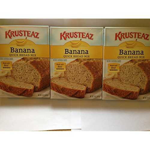 Krusteaz バナナ クイック ブレッド 15 オンス (3 個パック) Krusteaz Banana Quick Bread 15 OZ (Pack of 3)
