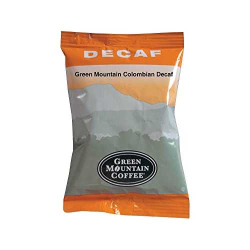 Green Mountain Coffee Roasters 5531 コロンビア スプレモ デカフェ コーヒー フラクション パック、2.2オンス、50/カートン Green Mountain Coffee Roasters 5531 Colombian Supremo Decaf Coffee Fraction Packs, 2.2oz, 50/carton