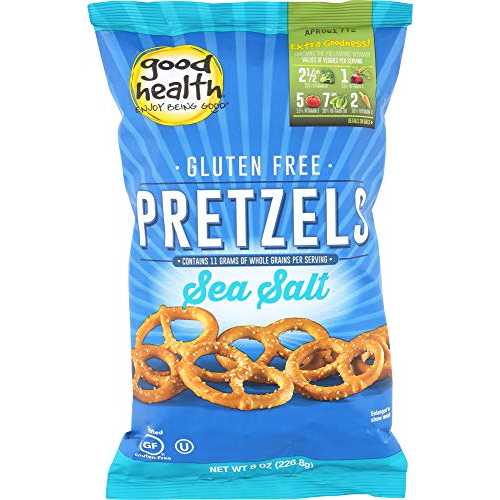 Good Health グルテンフリープレッツェル 海塩入り 8オンス バッグ(4袋) Good Health Gluten Free Pretzels with Sea Salt 8 oz. Bag (4 Bags)