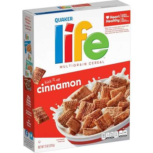 ??? ?? ???, ???, 368.54?? ?? (3?) Quaker Life Multigrain Breakfast Cereal, Cinnamon, 13 Ounce (Pack of 3)