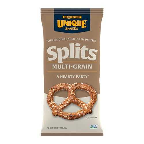 Unique Snacks Multi-Grain Splits, Delicious, Vegan, Homestyle Baked, Certified OU Kosher and Non-GMO, 11 Ounce Bag (Pack of 3)
