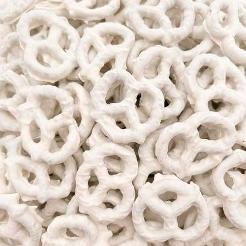 LAETAFOOD Yogurt Covered Pretzels, Salted Pretzels in Sweet Vanilla Yogurt, 14 Ounce Bag
