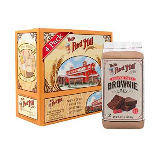 Bob's Red Mill グルテンフリー ブラウニー ミックス、21 オンス (4 パック) Bob's Red Mill Gluten Free Brownie Mix, 21 Oz (4 Pack)