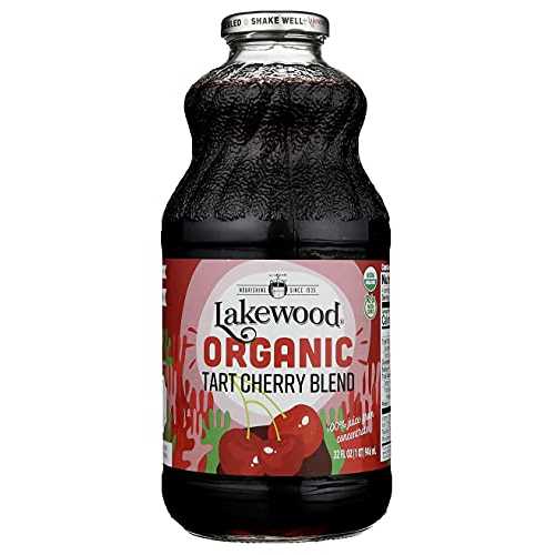 レイクウッド オーガニック タルト チェリー ブレンド (32 オンス、6 パック) Lakewood Organic Tart Cherry Blend (32 Oz, 6 Pack)