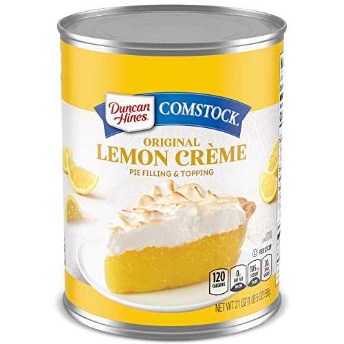 ??? ?? ?? & ??, ?? ??, 21?? (8? ?) Duncan Hines Comstock Original Lemon Cr・・me Pie Filling and Topping, 21 oz. (Pack of 8)