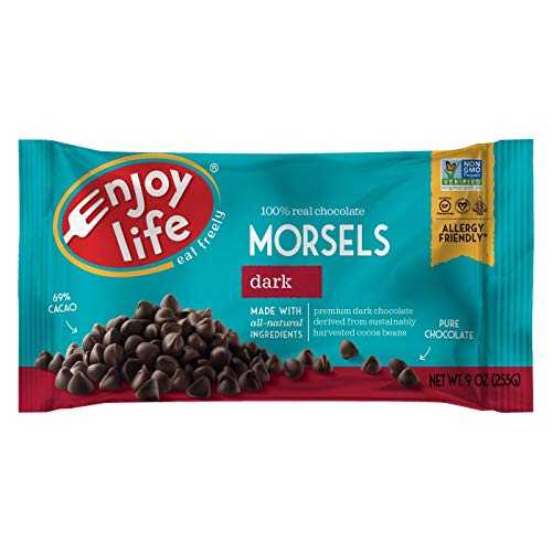 Enjoy Life Dark Chocolate Morsels, 9 Ounce (Pack of 12) 16,677円