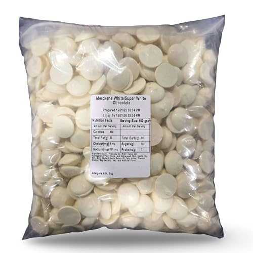 Merckens Coating Wafers Melting Wafers Super White 5 pounds