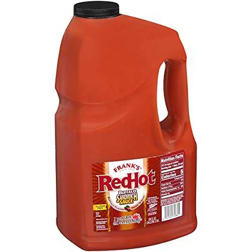 Frank's RedHot Buffalo Sandwich Sauce, 1 gal - One Gallon Jug of Thick Buffalo Sandwich Hot Sauce, Best for Topping Sandwiches, Burgers and More